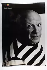 Apple Think Different Poster - Pablo Picasso - 24" x 36" - 1997 Original
