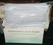 Face Mask Disposable 3ply Earloop Mouth Cover 50 per Box Plus Extra's. (F53)