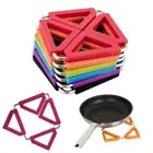 Insulated Silicone Trivets Pot Mat Foldable Hot Pot Holder Dining Table