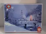 CHRISTMAS VILLAGE SNOW CHURCH SPRINGBOK ~ 1000 PIECE PUZZLE ~ COMPLETE NEW