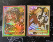 Demon Slayer Nezuko Kamado Zenitsu Lot 2 CP holo foil cards RARE New