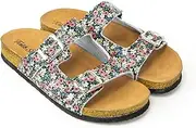 [terlik sabo ortopedik terlik] Terlik Sabo Cork Sole ST334 Leather Womens Sandal Clogs Mules Slides Slippers Sabot Shoes