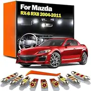 14Pcs LED Interior Reading Light Kit Indoor Bulbs, For Mazda RX-8 RX8 2004 2005 2006 2007 2008 2009 2010 2011 Accessories