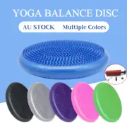 New Yoga Balance Cushion Air Disc Ankle Knee Strength Rehab Stability Wobble