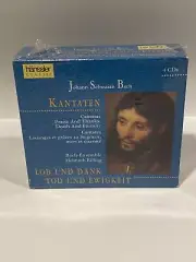 Johann Sebastian Bach Kantaten 4 Cds Sealed In Box Hanssler Classic