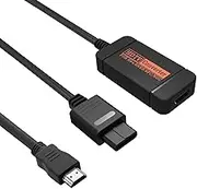 IQIKU N64 to HDMI adapter,Support 16:9 and 4:3 Convert, HDMI Compatible N64/ Game Cube/SNES