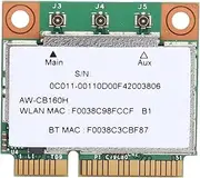 WiFi Network Card,Network Card Gigabit AC1300M Mini PCI-E Interface Support for 4.0 BCM94360HMB,WLAN Card WiFi Module for Laptop