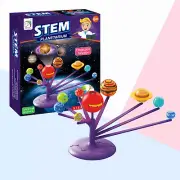 Solar System Planetarium DIY Science Kit Planet Model Stem Toys Gift for Kids