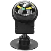 2PCS LC282 ABS Portable Car Compass Guide Ball With Suction Cup Outdoor Nav JF