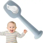 Baby Diaper Cream Spatula - Baby Diaper Spatula With Suction Base,Silicone Soft Balm Tool For Rash Care And Butt Cleaning Bath Cheeks Wipe Application
