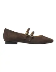 [Jane Debster] Freda Flat Shoes in Chocolate