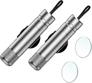 YECDET Car Window Breaker and Seatbelt Cutter Car Glass Breaker, Car Safety Hammer Emergency Escape Tool, 2-in-1 Multifunctional Car Emergency Rescue Tool (2Pcs Silver)