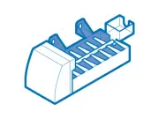 Samsung DA97-07603F Ice Maker Assembly RB4000 1/2" Mech