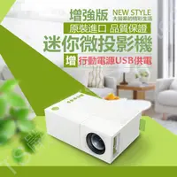 在飛比找蝦皮購物優惠-新款 增強版 LED 超小 微型 微 投影機 HDMI 支援