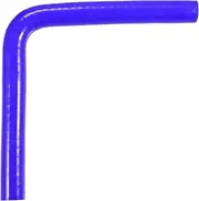 CCWUTQF 90 Degree 9.5/11/13/16/19/22/25/28/32/35/40/45/48/54MM Elbow Silicone Hose Coupler Intercooler Tube 150 * 150MM Blue(35mm ID 45mm OD)