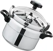 Alipis Capacity Pressure Cooker Safe Multi Functional Cooking Pot for Gas Stoves Ergonomic Handles Quick Cooking Kitchen Accessory for Home Use