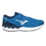 MIZUNO WAVE SKYRISE 2 男慢跑鞋-路跑 訓練 美津濃 J1GC210904 丈青藍銀