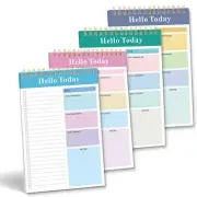 To Do List Notepad For WorkTear Off Spiral Daily Planner Checklist Notebook Plan