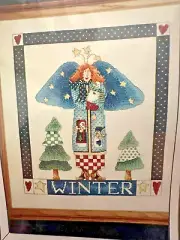 Jeanette Crews Design WINTER ANGEL Cross Stitch Kit