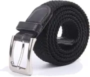 Canvas Elastic Fabric Woven Stretch Multicolored Braided Belts