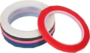 AUTSUPPL 6rolls Colored Pet Insulation Tape Whiteboard Marking Labeling Tapes for Organizing Easy to Cut Versatile Use