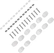 Guitar Tuning Pegs Buttons Plastic Machine Head Tuner Knobs for Folk Classical Guitars Pearl White (Large Square)