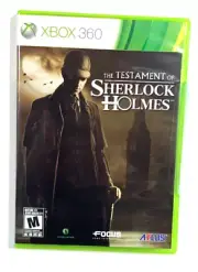 Testament of Sherlock Holmes - Microsoft Xbox 360 - Case Only/No Game