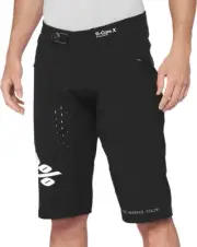 100% Men's R-Core X Shorts, Black, Size 38 40002-00005