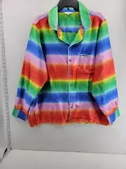 BP. Women's Pajama Top Shirt Medium Multicolor 100% Polyester