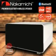 Nakamichi Bluetooth Speaker HiFi System Remote Control NFC 50W RMS White