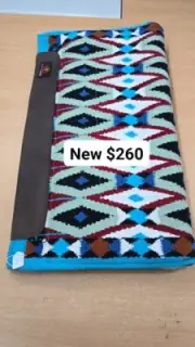 western diamond show saddle pad 34"x36" woolen pad felt underlay