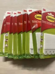 9 Packs- 3M Command Medium Picture Hanging Strips (Each Pair holds 3 lbs)