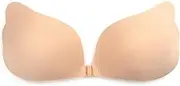 [XMSM] Breathable Adhesive Wing Bras Strapless Sticky Invisible Push Up Wing-Shape Silicone Bra Nipple Covers For Backless Dress