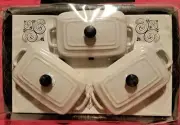Housewares International Mini Baker Set NIOB 3 Lidded Casserole Pots
