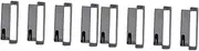 Sosoport 8pcs Stainless Steel Watch Connector Adapter for Smart Watch Durable Metal Band Accessory Easy Installation Compatible Straps