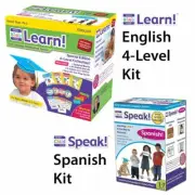 English 4-Level Kit plus Your Child Can Speak! Spanish