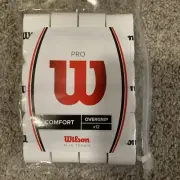 NEW Wilson Pro Comfort Tennis Overgrip White 12-Pack - zipperd Bag