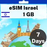 eSIM Israel - 1 GB - 7 Days - Travel eSIM | QR code activation