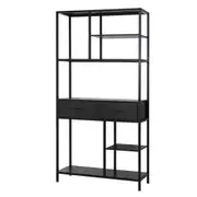 Extra Large Industrial Bookshelf Drawers LivingRoom Kitchen Open Display Etagere