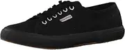 [Superga] Unisex 2750 Cotu Classic Sneaker, Full Black, EU 35/US M3.5W5