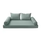 *COVER ONLY*-Style 4 Daybed Mattress Bolster Pillow Covers Same Pipe Queen-AD002
