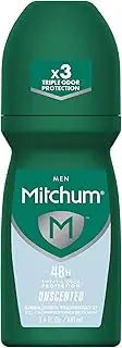 Mitchum Invisible Roll-On, Unscented, 3.4 oz.