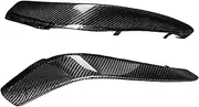 PLKGMLNO Front Bumper Spoiler Air Intake Retrofitting Sticker Compatible for Mercedes-Benz W205 S205 C63 C63S AMG 2015-21 Real Carbon Fiber Car Accessories