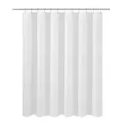 Short Fabric Shower Curtain Liner 60 inches Long, Hotel Quality, Machine Wash...