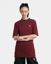 [The Anti Order] The Anti Order Warsaw Ars T-shirt Dark Burgundy - Size XS XS Dark Burgundy