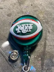 New York Jets retractable badge holder