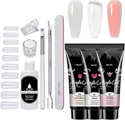 Generic | Manicure Gel Kit | Salon Quality French Manicure at Home | Nail Extension Set Manicure Salon at Home