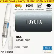 8S5 Touch Up Paint for Toyota Gray CAMRY YARIS GREYISH BLUE Pen Stick Scratch Ch