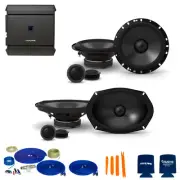 Alpine S-S65C 6.5" Speakers, S-S69C 6x9" Speakers with S-A32F Amp and Wiring