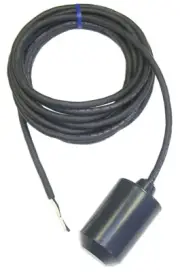 PILOT DUTY CONTROL FLOAT SWITCH - 20 FT NORMALLY OPEN WIDE ANGLE SKIVE CORD END